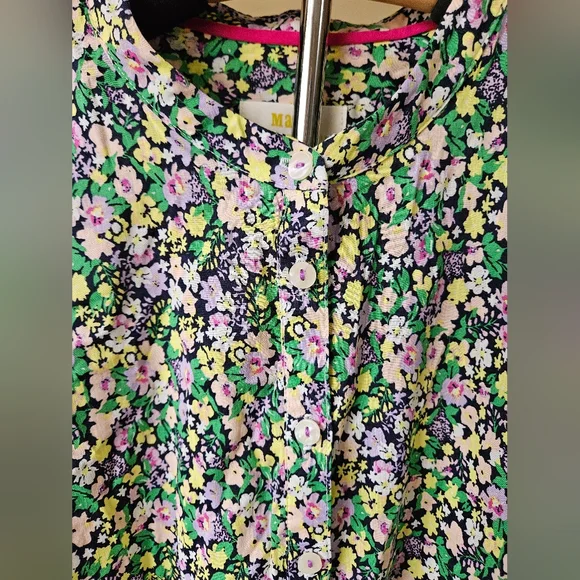 NWT- Maeve Anthropologie - Ashleigh Puff Sleeve Blouse - Size M - Picture 3 of 11